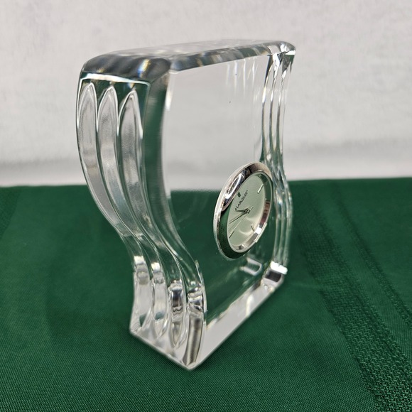 Marquis Crystal Desk Clock Modern Wave Home Office Decor (just need‎ battery) - Picture 3 of 8